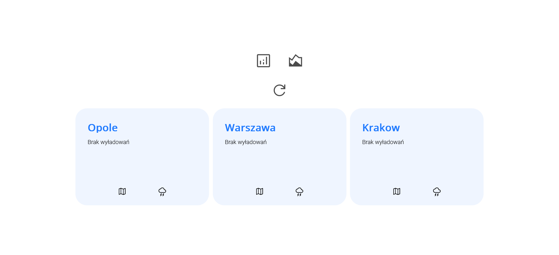 Screenshot of webpage main screen